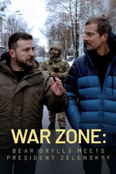 War Zone Bear Grylls meets President Zelenskyy